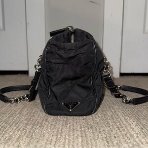Vintage Prada Quilted Nylon Shoulder Bag